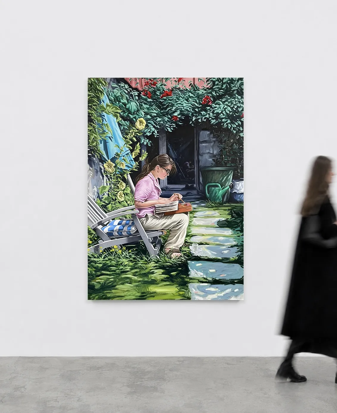 Diane painting — Gallery view -
Oil painting on canvas
164cm x 114cm — 2026